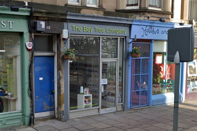 The Bay Tree Company is a well-established and popular gift shop on Bruntsfield Place. One regular customer noted the "lovely selection of cards and great service".