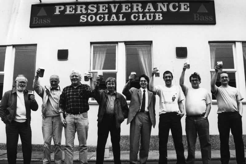A May 1993 showing the Perseverance Social Club at Tyne Dock. Are you pictured?