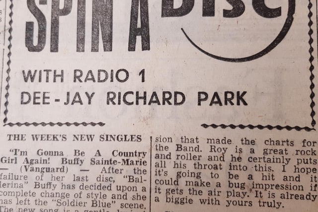 Broadcasting legend Richard Park started out on hospital radio in Kirkcaldy, when he penned this weekly column in the Fife Free Press