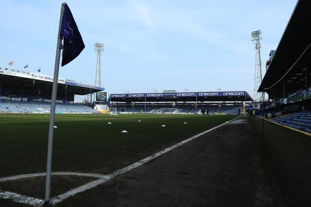 Fratton Park, Home of Portsmouth, where the Owls will play on Tuesday night