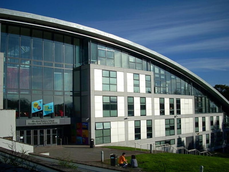 Aberdeen’s second university, Robert Gordon University is ranked #11. It’s another one of the youngest universities in Scotland, being granted university status in 1992.