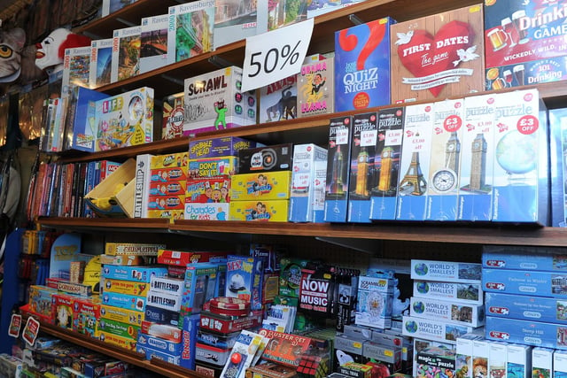 U-Need-Us stocked a wide range of games and puzzles