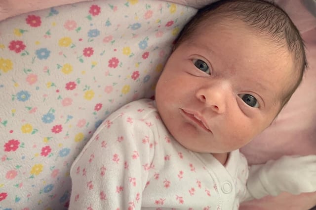 Kathryn Ferguson shared this photo of Evie Rose Walton who was born on 16 April, 2020, weighing 6lb 12ozs.