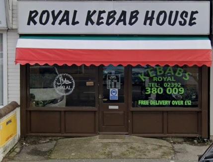 Definitely deserving of its regal name, Royal Kebab House in Portsmouth Road, Cosham, is in eighth place.