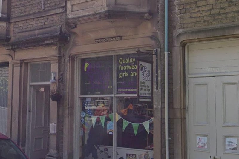 This footwear shop for children is located on Hall Bank