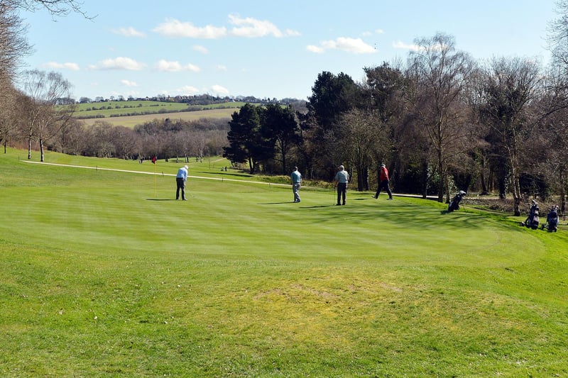 Golfers enjoyed perfect weather as play was allowed again in Chesterfield