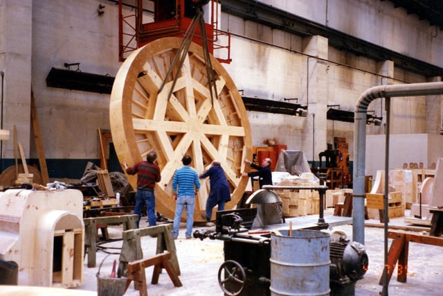 Sheffield Forgemasters pattern shop, River Don Works, 1989