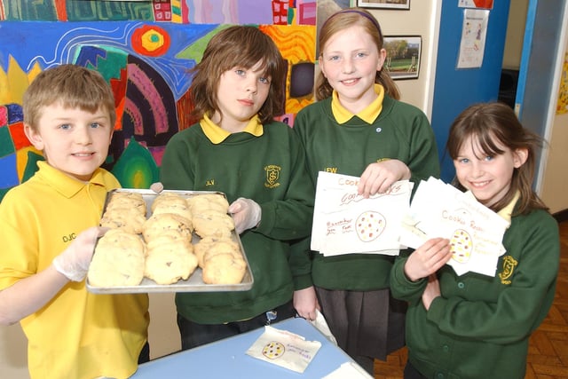 Year 6 pupils from St Joseph's RC Primary School were baking and selling biscuits to raise money for a trip to the Lake District 12 years ago. Were you pictured?