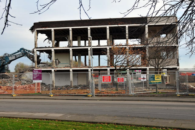 Cecil House used to be the former office of Cecil M Yuill Ltd but here it is facing demolition in 2011.