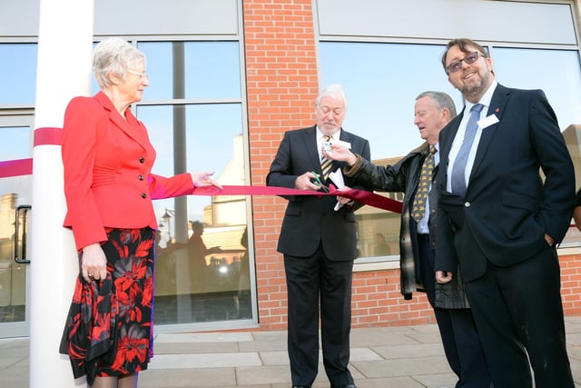 Mansfield's £2.4 million Queen's Place building, containing new retail units and offices, was unveiled in 2013.