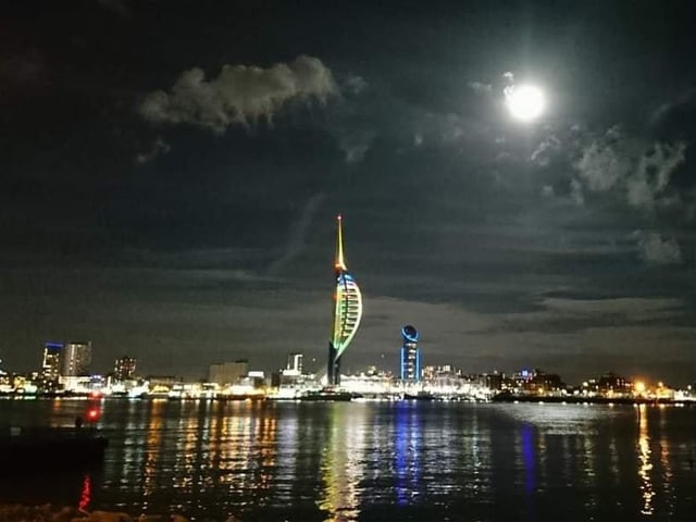 It's been said that the best views of Portsmouth can't be seen in Portsmouth at all. Charlotte's photo from across the harbour, in Gosport, back up that theory.