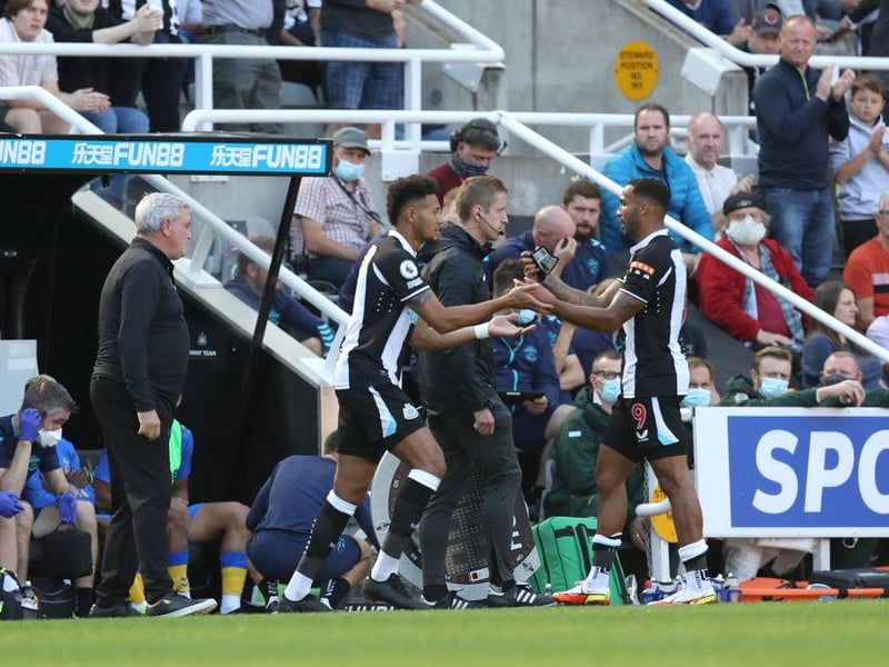 Involved in the build-up to Saint-Maximin's goal.