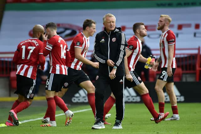 Sheffield United's manager Chris Wilder is preparing to lead his team into battle against Everton: RUI VIEIRA/POOL/AFP via Getty Images