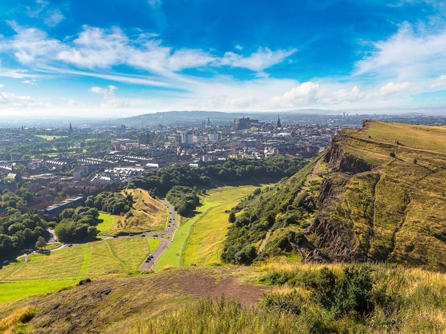 This 640 acre Royal Park sits adjacent to Holyrood Palace and is a popular haunt for walking and picnics. Walkers can tackle the steep climb up Arthur’s Seat - an extinct volcano which sits 251 metres above sea level and offers spectacular views over the city.