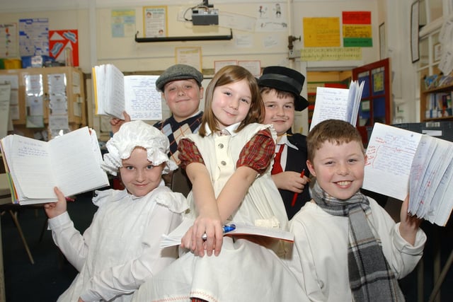 Pupils from Bullion Lane Primary School in Chester-le-Street wrote reports after holding a Victorian Day 17 years ago. Is there someone you know in this photo?