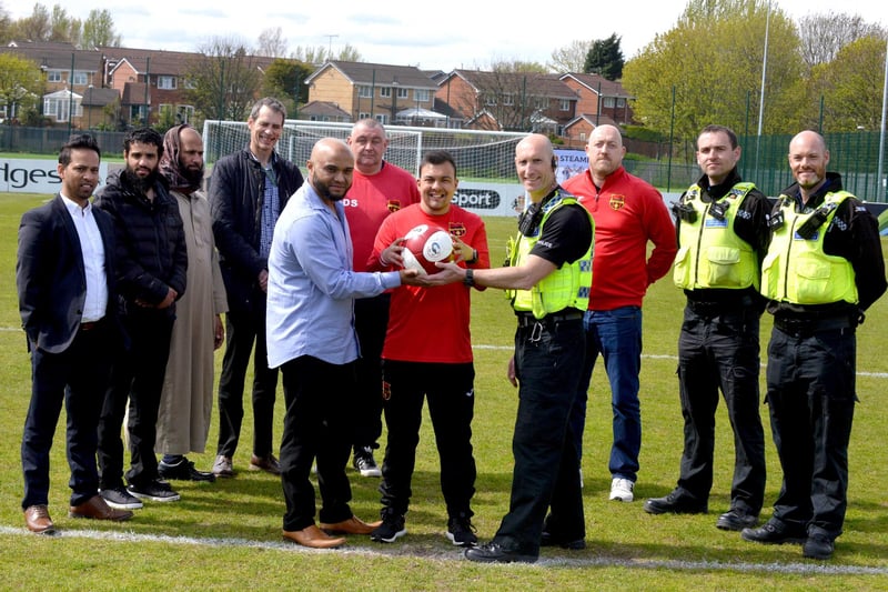 Another photo from the South Shields Police and Bangladeshi community charity football match in  aid of South Tyneside Ability FC. Can you spot someone you know?