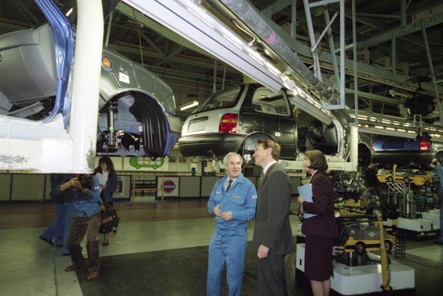 Michael Portillo was at Nissan in January 1995. Were you working there at the time?