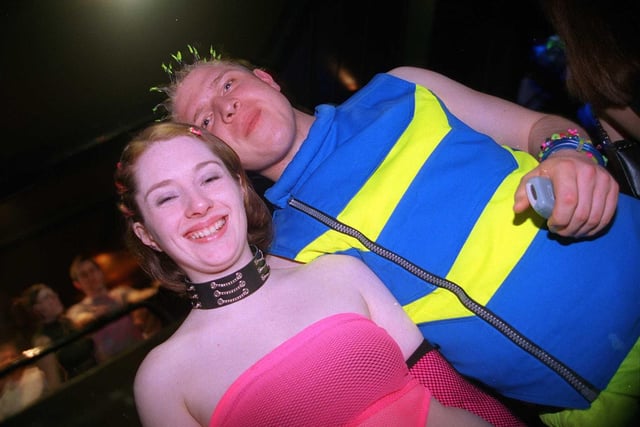 Beth and Alex out on a Gatecrasher night out in Sheffield