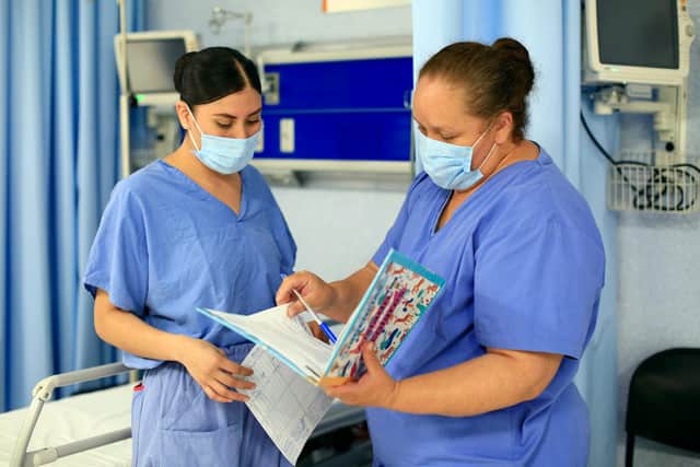 There are 108 patients with Covid-19 in hospitals across Yorkshire and the north east (pic: Leopoldo Smith/Getty Images)
