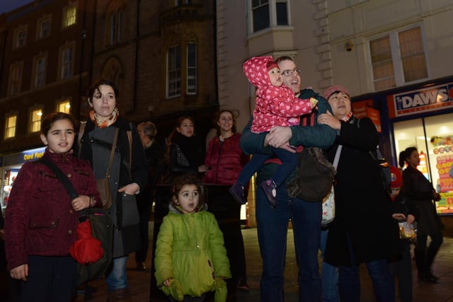 Family fun at the Durham Lumiere Light Festival 2015. Does this bring back lovely memories?