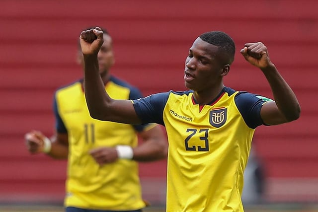 The Ecuadorian midfielder has been linked with a move to the south coast for some time now, but as yet a deal has not been wrapped up. This one was seemingly very close, and an announcement on deadline day would be no surprise. (Photo by JOSE JACOME/POOL/AFP via Getty Images)