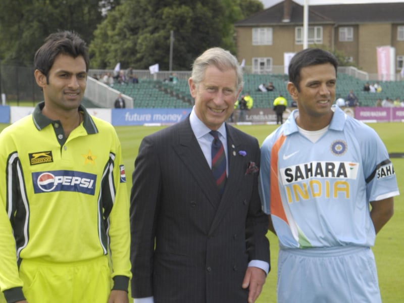 Pictured on the right, the now retired Rahul Dravid is coach of the Indian national team and has a reported net worth of $40 million.