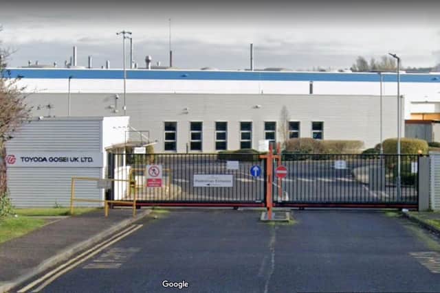 The Toyoda Gosei plant in Rotherham.