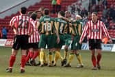 The notorious 'Battle of Bramall Lane' involving United and West Bromwich Albion players in March 2002
