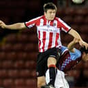 Maguire has had a colourful career in football at age 30. Pictured is Blades v Villa FA Youth Cup.