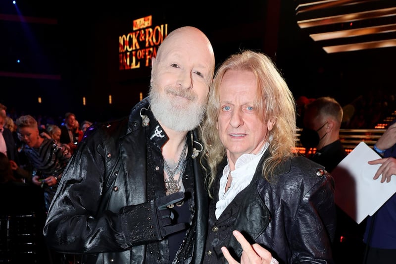 Born in Sutton Coldfield, Robert Halford (left) is the lead vocalist of Judas Priest, which was formed in 1969 - he has received accolades such as the 2010 Grammy Award for Best Metal Performance. The band were inducted into the Rock and Roll Hall of Fame in 2022