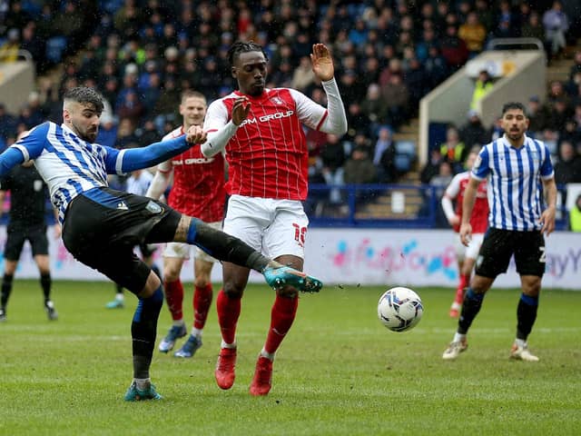 Sheffield Wednesday's Callum Paterson has played in a variety of different positions this season. (Nigel French/PA Wire)