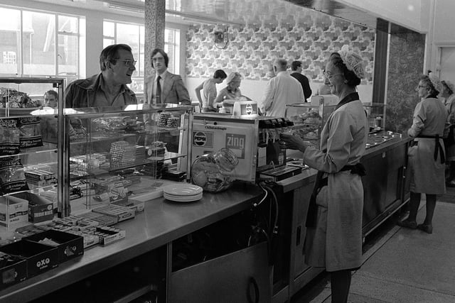 Clipstone Colliery canteen kept the workers fed and watered during their long shifts