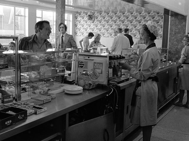Clipstone Colliery canteen kept the workers fed and watered during their long shifts
