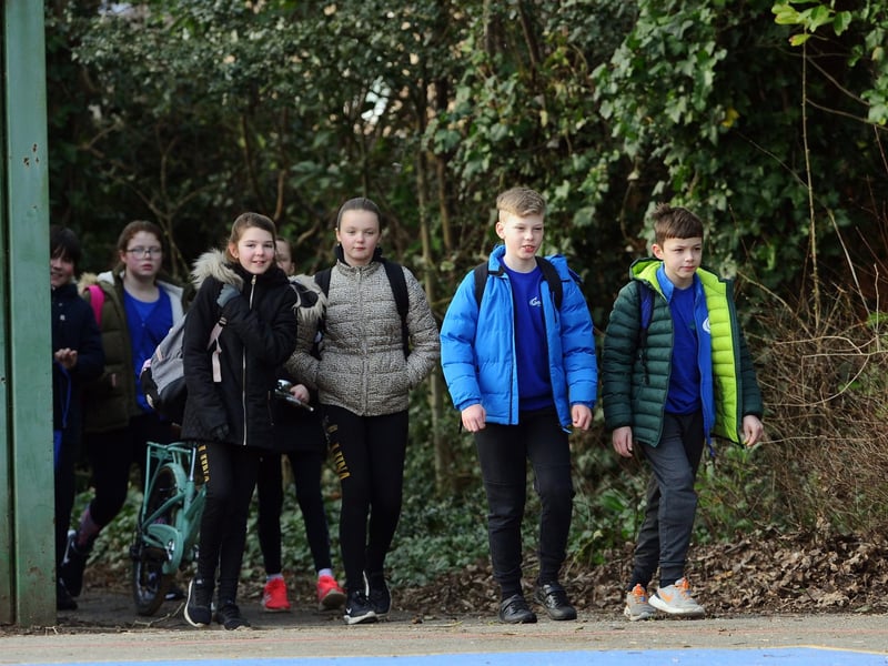 Pupils return to Gomer Junior School in Gosport