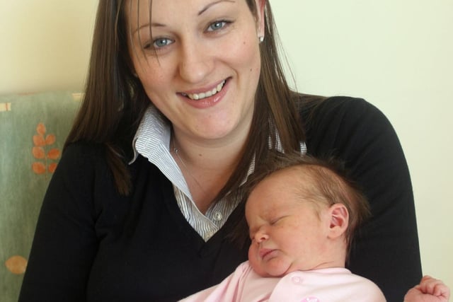 Amy Marshall-Curtis with Charlotte who was born in 2009.