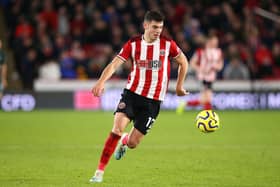 Sheffield United's John Egan scored the only goal of the game in the corresponding fixture last season: Alex Livesey/Getty Images