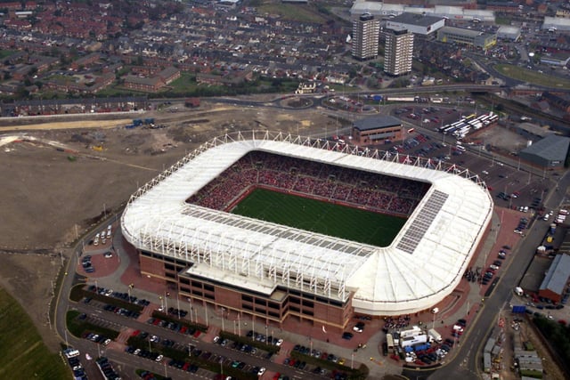 How the club's eventual Stadium of Light home looked shortly after it opened in the summer of 1997.