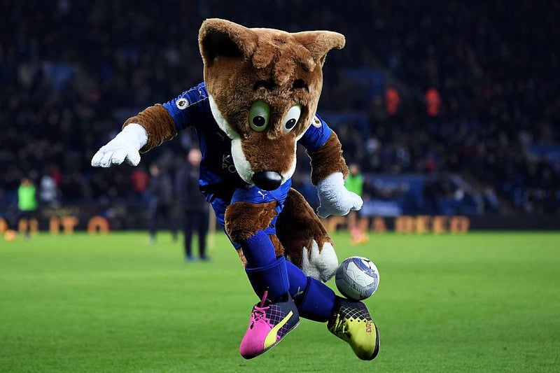 Often seen sporting a bucket hat, you can just envisage this cheeky vulpine running around Leeds festival on an August Bank Holiday, can of Dark Fruits in hand. Energetic and popular, Leicester's identity is so closely entwined with their Foxes nickname that Filbert couldn't really be anything else, could he?   

(Photo by Laurence Griffiths/Getty Images)