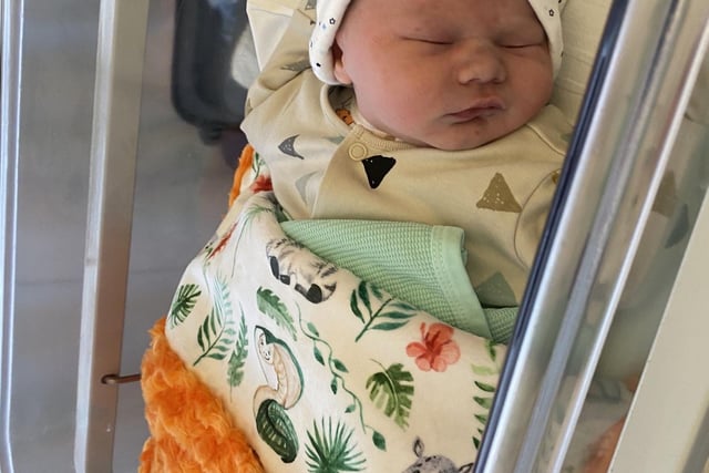 Baby Ruaraidh Jack was born in the early hours of St Patrick’s Day (17 March), shortly before lockdown came into effect. He is still patiently waiting to meet his extended family for cuddles