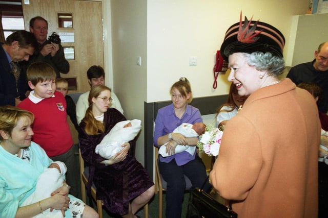 The Queen pictured at Sunderland Royal Hospital in December 2000. Did you get to meet her?
