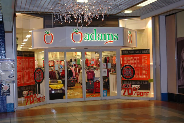 It's 12 years since this view of the Adams childrenswear store was captured by our photographers.