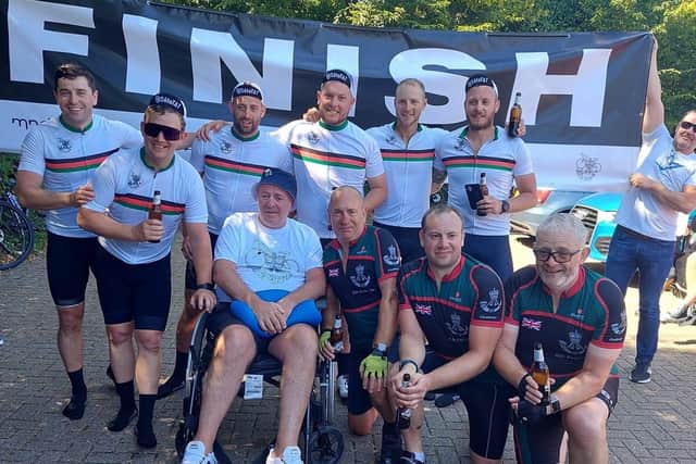 The group hope to raise as much money as possible for former Sergeant Major, Simon Ransom, who was diagnosed with motor neurone disease (MND) last Christmas, and has experienced a rapid decline in his health since then.