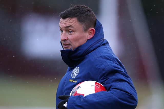 Paul Heckingbottom will have some rare time with his Sheffield United side on the training ground this week: Simon Bellis/Sportimage
