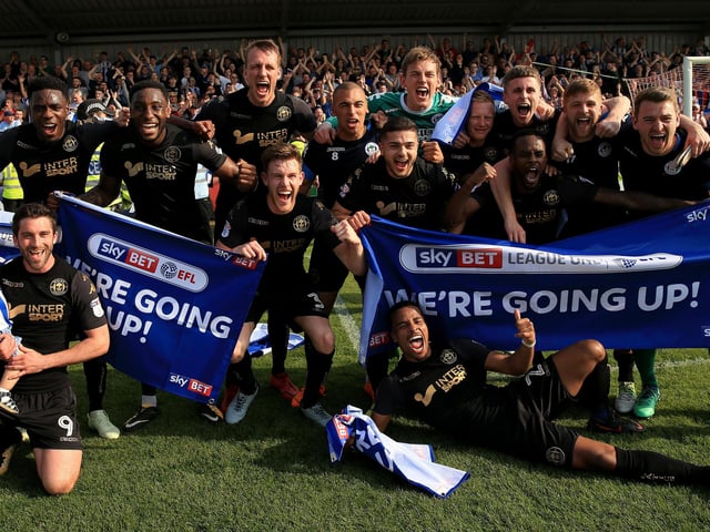 Paul Cook had left Pompey for the DW Stadium the previous summer - and it was no surprise the Latics were top at Christmas with 51 points from 22 matches. Wigan would go on to be crowned champions, accruing 98 points. Blackburn finished second, while Rotherham defeated Shrewsbury in the play-off final.