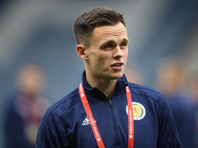 Both Celtic and Rangers have been tipped to challenge Stoke City for the signing of Dundee United sensation Lawrence Shankland. He's scored 29 goals in 35 games this season. (Courier). (Photo by Ian MacNicol/Getty Images)