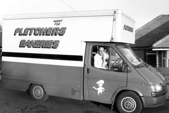 A Fletcher's van in Parson Cross in the late 1980s. Photograph: Pictures Sheffield