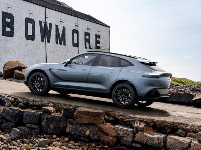 While the DBX is an SUV and not a grand tourer, the sleek lines are still recognisably Aston Martin