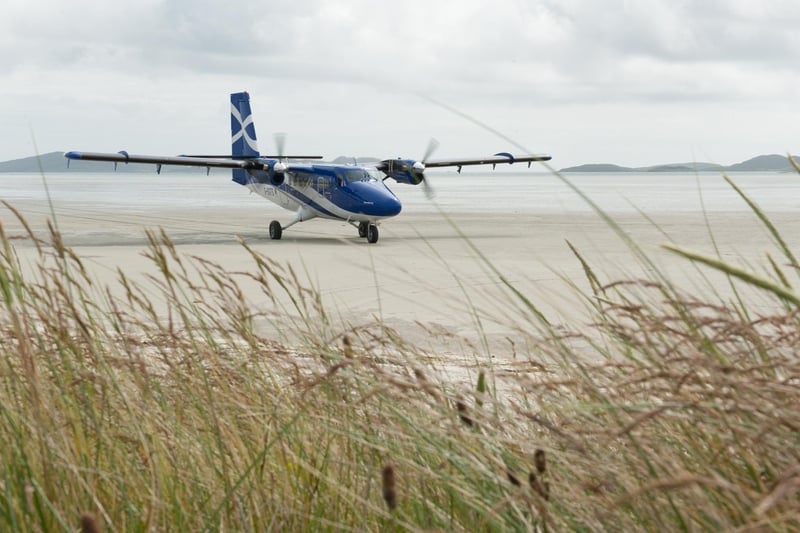Few beaches in the world can say they have an airport runway on it. It links the Outer Hebrides with Glasgow.