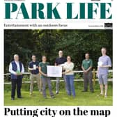 A sneak preview of the first Park Life supplement in the Sheffield Telegraph