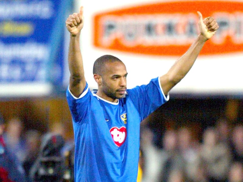 I wore the Portsmouth shirt for those special fans. They were singing my name, asking me to give them a wave and all that kind of thing. I've never experienced that in my life. This was an away game and I was from the other team. They really are tremendous

-------------
Ask Patrick (Vieira) and myself to name our favourite Premiership football ground and, for obvious reasons, it will be Highbury.
For me, though, Fratton Park would be right up there as another of my favourite grounds.
Portsmouth is a remarkable place. I know of no other club where, despite 5-1 down in our FA Cup sixth round match two years ago, the home fans would have been supporting their team so vocally. It would happen only in English football.

